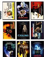 CULT HORROR FILMS   CUSTOM TRADING CARD 18 CARDS SERIES 2 SET picture
