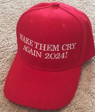 MAKE AMERICA GREAT AGAIN 2024 Hat TRUMP Inspired MAKE THEM CRY AGAIN 2024 Cap picture