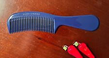 Vintage ESTEE LAUDER Curved Hair Comb Navy Blue RETRO 70's Style 6.5