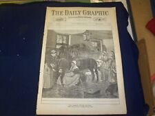 1887 JULY 21 THE DAILY GRAPHIC NEWSPAPER - THE DONKEY FOSTER MOTHERS - NT 7660 picture