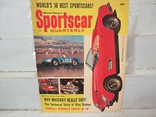 MOTOR TREND'S SPORTSCAR QUARTERLY Spring 1958: WORLD 10 BEST CARS, STIRLING MOSS picture