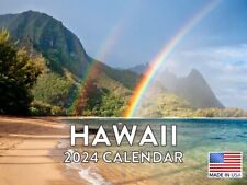 Hawaii Calendar 2024 Wall Monthly Tropical Beach Wall Calander Kauai Maui picture