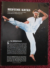 Magazine Photo Article, 3-Page Pinup Clipping ~ CHUCK NORRIS Fashion Spread picture