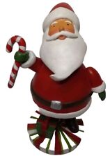 Vintage Bobblehead Santa Claus Christmas Candy Cane picture