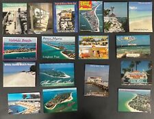 Lot of 17 Anna Maria Island, Florida Postcards Holmes Beach White Sands1990's picture