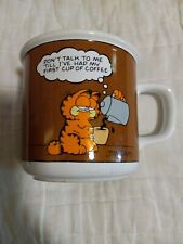 vintage 1978 garfield coffee mug picture