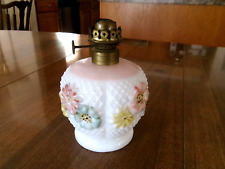 Antique CONSOLIDATED GLASS COSMOS MINIATURE OIL LAMP BASE Only picture