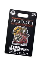 Disney Parks 2024 Star Wars Phantom Menace 25th Anniversary Padme Jar Jar Pin picture
