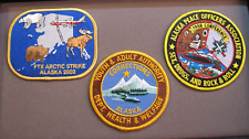 LOT of 3 STATE of ALASKA Specialty Collectible Police Patches #A-SPC picture