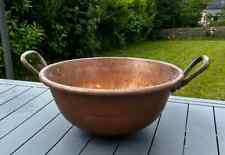 Enormous Antique Solid Copper 'Bowl' French from late 1800s or early 1900s Artis picture