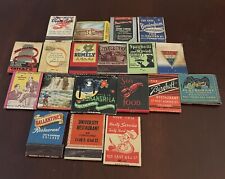 18 Matchbox Covers 1940s-50’s Iconic Restaurants: Great Colors And Graphics picture