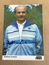 Dettmar Cramer, Germany 🇩🇪 Bayer 04 Leverkusen 1982/83 hand signed picture