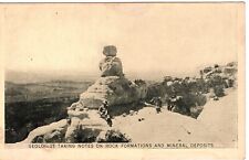 Vintage Postcard - Geologist at Rock Formation, Sesquicentennial Exposition 1926 picture