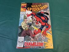 Marvel Comics: Web Of Spider-Man #54 (September 1989) *Chameleon picture