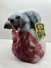 Gemmy Halloween Chewing Rat Cap Lighted Eyes &  4 Phrases Adjustable With Tag picture