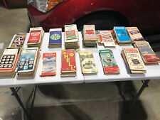 Big Lot of Vintage Road Maps 1930 thru 1970's Rare picture