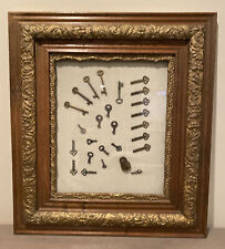 Keys & Lock in Antique Frame 28” X 25” Truly Unique Simply Different picture