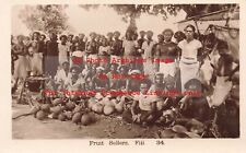 Fiji, RPPC, Native Fruit Sellers, Photo No 34 picture