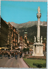 Vintage Postcard Innsbruck Maria-Theresien-Strabe Mit Musikkapelle picture