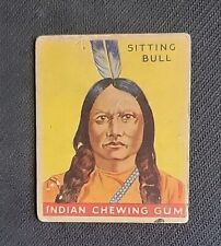 1933-40 Goudey Indian Gum (R73) #38 Sitting Bull Fair-Good MK Nice Eye Appeal picture