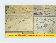 Postcard Footprints of the Stars Grauman's Chinese Theater Hollywood California picture