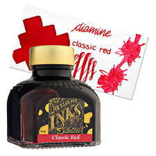 Diamine Classic Red Bottled Ink For Fountain Pens New 80 ml DM-7060 picture