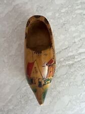 VINTAGE MADE IN HOLLAND WOODEN SHOE picture