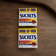 Sucrets Vintage Deadstock Discontinued Box of 2 NEW unopened picture