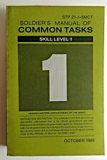 1985 Soldier's Manual of Common Tasks STP 21-1-SMCT, Skill Level 1, Used  picture