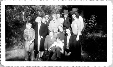 Minneapolis MN Older All-American Happy Family Portrait 1940s Vintage Photo picture