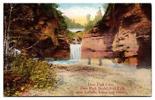 Antique Deer Park Glen, Deer Park Bridal Veil Falls, LaSalle, Utica, Ottawa, IL picture