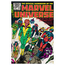 Official Handbook of the Marvel Universe (1983 series) #13 in F minus. [f] picture