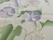 Brunschwig & Fils Glorious Morning Linen Print Cream White 4.5Yds Morning Glory picture