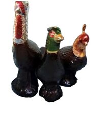Vintage Avon Cologne After Shave Decanter Lot of 3 Birds Duck Pheasant Turkey picture