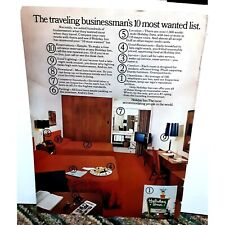 1972 Howard Johnsons Traveling Businessman Print Ad vintage 70s picture