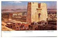 VTG Temple of Edfu, Edfo, Egypt, Postcard picture