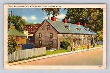 Augusta ME-Maine, Fort Western and Block House, Antique Vintage Postcard picture