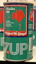 vintage 7up can State Alaska 1959 Vintage Collectible Antique picture