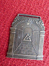 Antique 1912 Grand Council of Royal & Select Masters Washington Masonic Medal picture