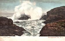 Vintage Postcard Scenic View Of Indian Rock Narragansett Pier Rhode Island RI picture