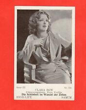 1930's Samum High-Life Austrian Clara Bow  Rare and HTF cards picture