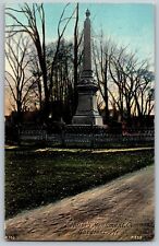 Gardiner, Maine ME - Soldier's Monument, Common - Vintage Postcard - Posted 1911 picture