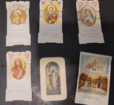 VINTAGE HOLY CARD LARGE LOT GERMANY FRANCE DIE CUT C. EARLY 1900'S LOT#3 picture