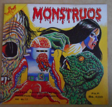 RARE EMPTY Album MONSTRUOS-Monsters by REYAUCA/Venezuela (EMPTY) ,SMALL HOLES picture