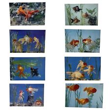 Foreign Language Press Rare 1981 Goldfish Postcards Lot of 8 in this pack picture