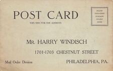Philadelphia American Baptist Publ Society~Windisch @ 1703 Chestnut 1928 Postal picture