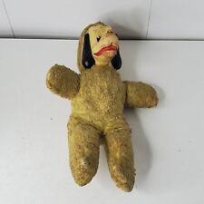 Vintage Gund Walt Disney Pluto Hard Plush Rubber Face and Ears Dog Fab Five picture