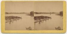 ILLINOIS SV - Ottawa - Island & Distant View - WE Bowman 1870s picture