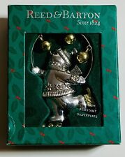 Reed & Barton JugglingSnowman Christmas Ornament # 6103 New In Original Box picture