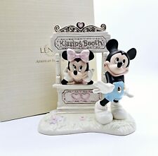 Lenox Disney Kisses for Mickey Minnie Mouse at Kissing Booth Figurine in Box  picture